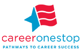 CareerOneStop logo with star and stripes.